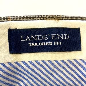 Lands end, tailored fit dress pants.